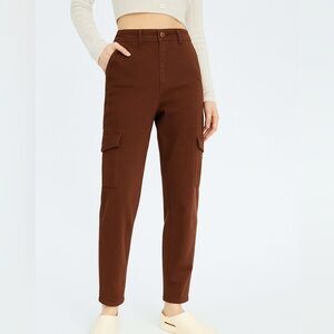Aritzia Wilfred Free Modern Cargo Pants in Brown